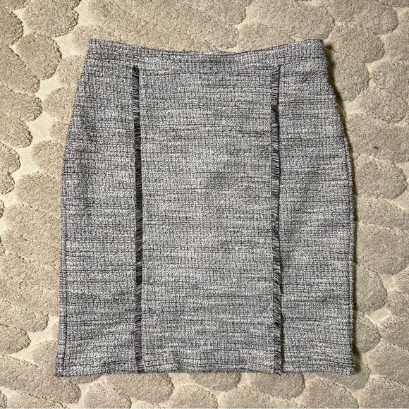 Banana republic tweed skirt 🖤 fully lined 🖤 size 0 - Picture 1 of 5